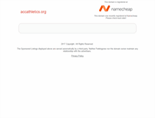 Tablet Screenshot of accathletics.org